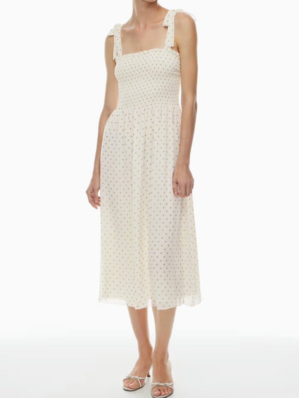 Aritzia | Wilfred Golden Hour Polka Dot Midi Dress